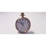 A Thomas Russell & Son pocket watch, with white face. IMPORTANT: Online viewing and bidding only. No