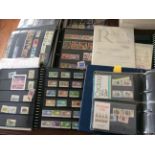 A mint collection in six volumes of mainly modern Great British stamps including presentation packs,