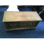 An oak Old Charm blanket box