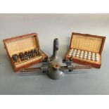 A ‘Bergeon’ watchmakers stand and tools. IMPORTANT: Online viewing and bidding only. No in person