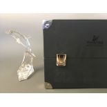 A Swarovski Crystal Giants Maxi dolphin, in box with gloves and polishing cloth. IMPORTANT: Online