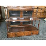 A 19th century mahogany three long and two short drawer chest.