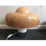 Harvey Guzzini Brumbry table lamp with mushroom shade. MPORTANT: Online viewing and bidding only. No