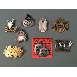 Eight Jonette Jewelry Halloween pin brooches. IMPORTANT: Online viewing and bidding only. No in