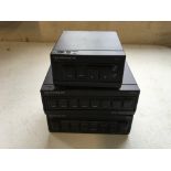 QED two 3 way MB40 and one 2 way MA29 tape switching units. MPORTANT: Online viewing and bidding