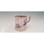 ‘Attwood and the People’ porcelain tankard depicting Thomas Attwood (1783-1856) banker and founder
