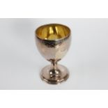 A George III silver chalice