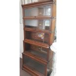 A Globe-Wernicke Co. five glazed door bookcase. IMPORTANT: Online viewing and bidding only.