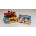 A Corgi 806 Lunar Bug and Massey-Ferguson “780” combine harvester, both boxed