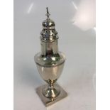 A George III silver pepper pot