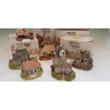 Eight Lilliput Lane model buildings