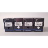 *Four Casio digital wrist watches on link bracelet straps, all in boxes. On line viewing and bidding