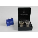 *Two Gent's Krug-Bauman wristwatches on bracelet straps, in box. On line viewing and bidding only.