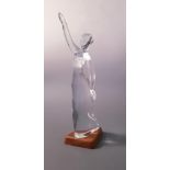 MILOSLAV KLINGER. Unsigned glass sculpture