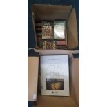 Two boxes of books, including set of three Tolkien ‘The Lord of the Rings’, etc.