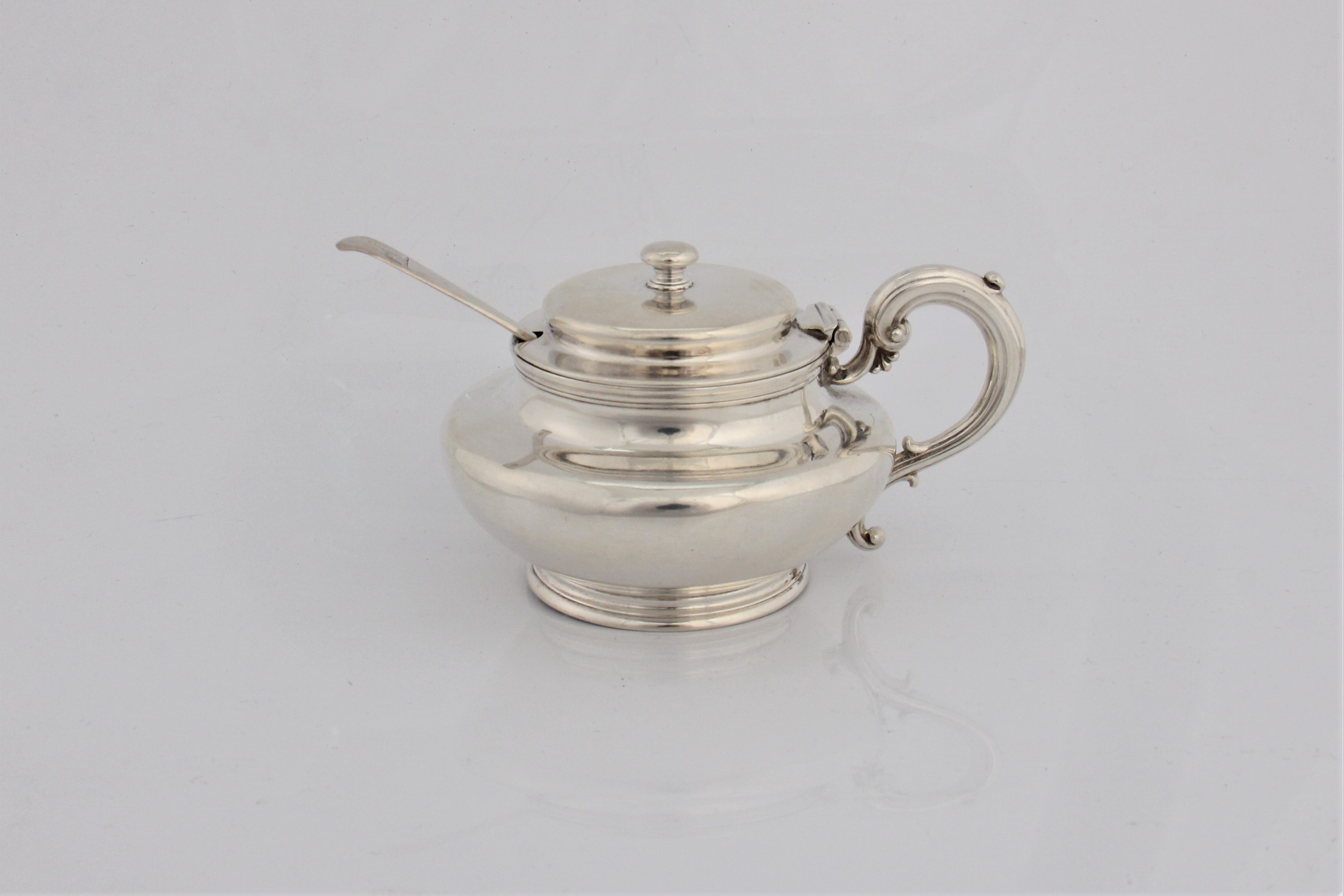 A William IV silver mustard pot marks London 1837 - Image 7 of 7