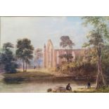 DAVID COX (1783 - 1859). Framed, signed to base right, dated 1849 and titled ‘Bolton Abbey,