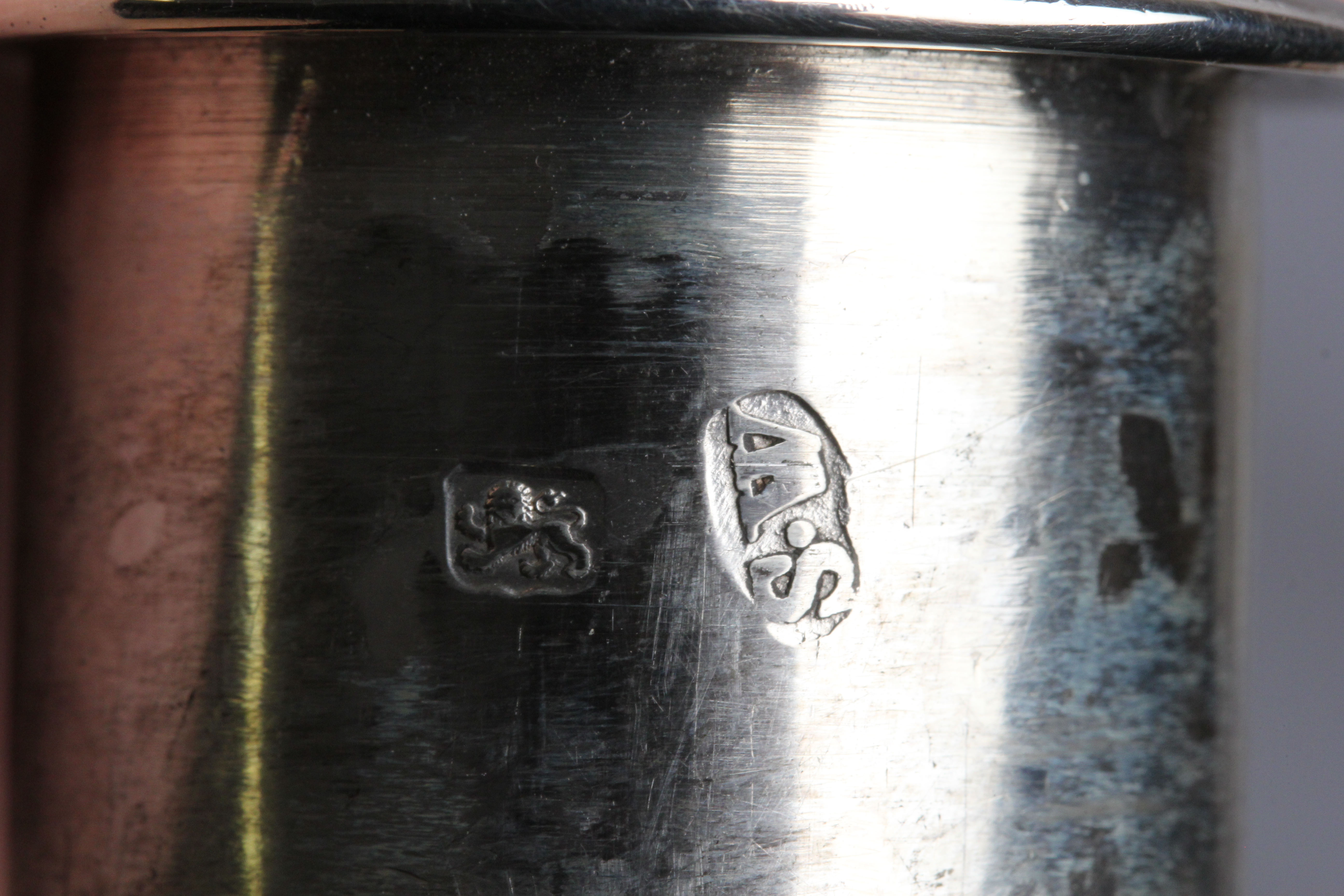 A George III silver sugar caster with a matching spice pot marks for London 1761 - Image 5 of 10