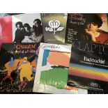 Two cases of LP records including The Doors, Fleetwood Mac, Queen, Genesis, etc. IMPORTANT: Online