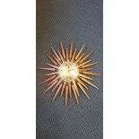 A mid century design Anstey & Wilson sun clock. IMPORTANT: Online viewing and bidding only. No in