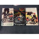 Three BSA Motorcycle advertising posters, two ‘Move into the bold world of BSA’, one ‘Get astride