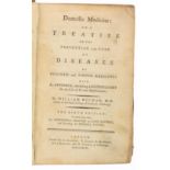 Book - Domestic Medicine É. By William Buchan, 9th Edn. London, 1786, old leather with replacement