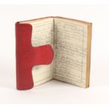 A leather wallet bound book - The Gem or Useful Pocket Book Adapted for Youth, 1853, published by