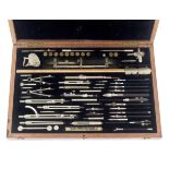 A very comprehensive Technical Drafting Drawing Set circa 1920, by E.O. Richter and Co., the