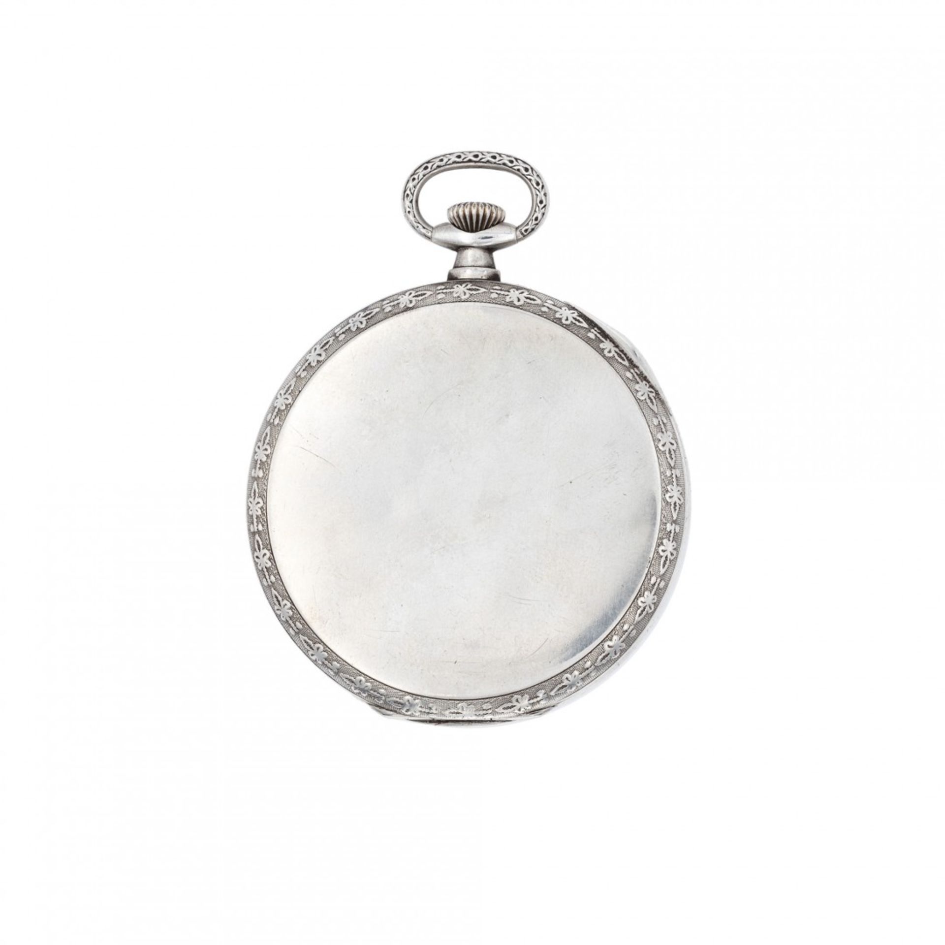 SILVER POCKET WATCH, CIRCA 1910 - Bild 4 aus 4