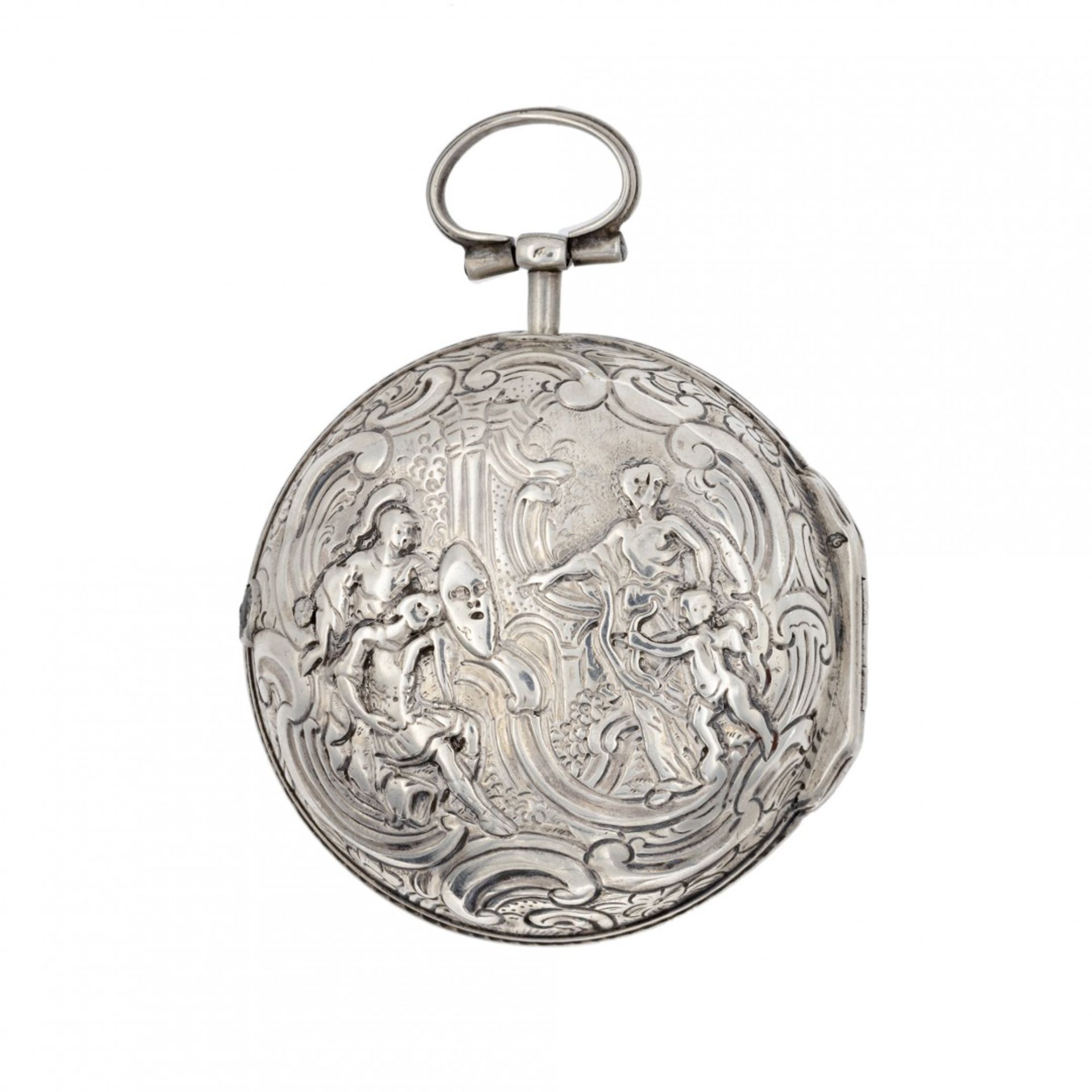 REPOUSSÉ PAIR-CASED SILVER WATCH, SIGNED WILLIAMSON, CIRCA 1770