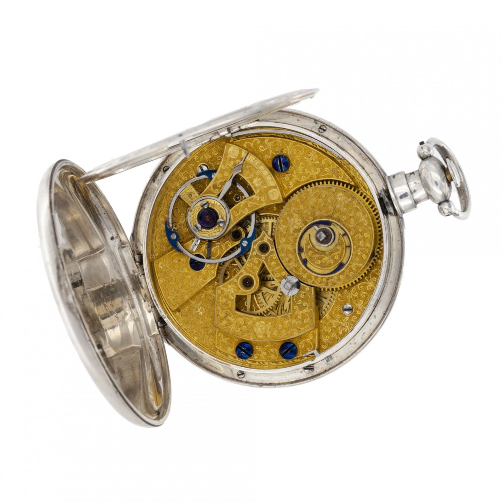 SILVER WATCH FOR THE CHINESE MARKET, DUPLEX ESCAPEMENT, CIRCA 1870 - Image 2 of 4