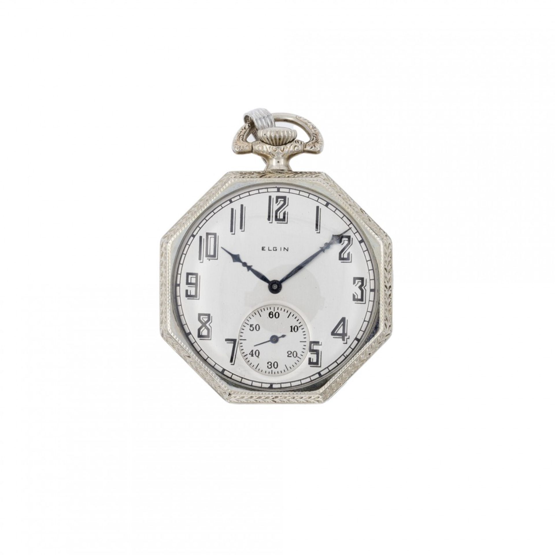 PAIR OF AMERICAN WATCHES, WHITE GOLD HOWARD AND WHITE GOLD FILLED ELGIN, CIRCA 1920 - Bild 8 aus 8