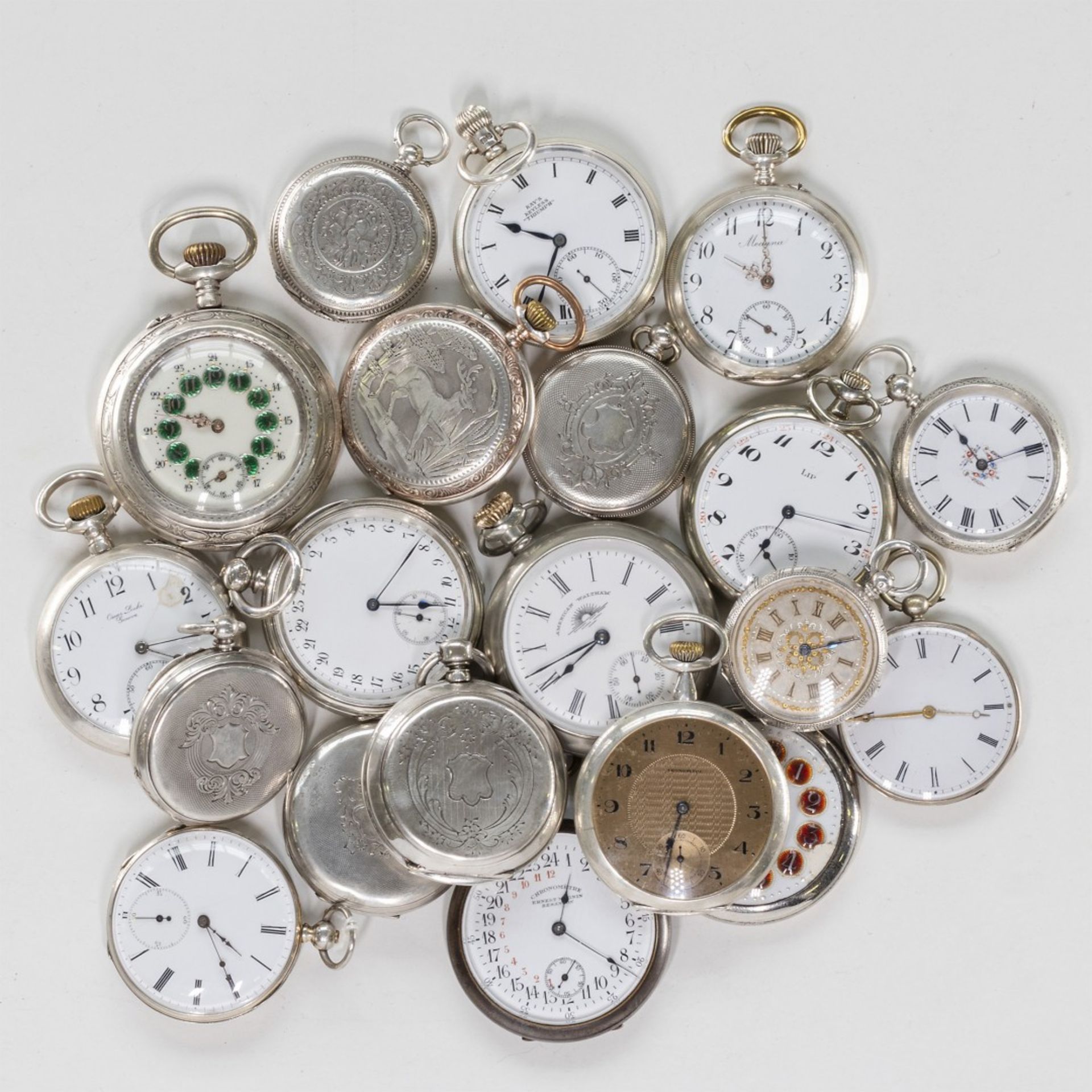 LOT OF 40 POCKET WATCHES