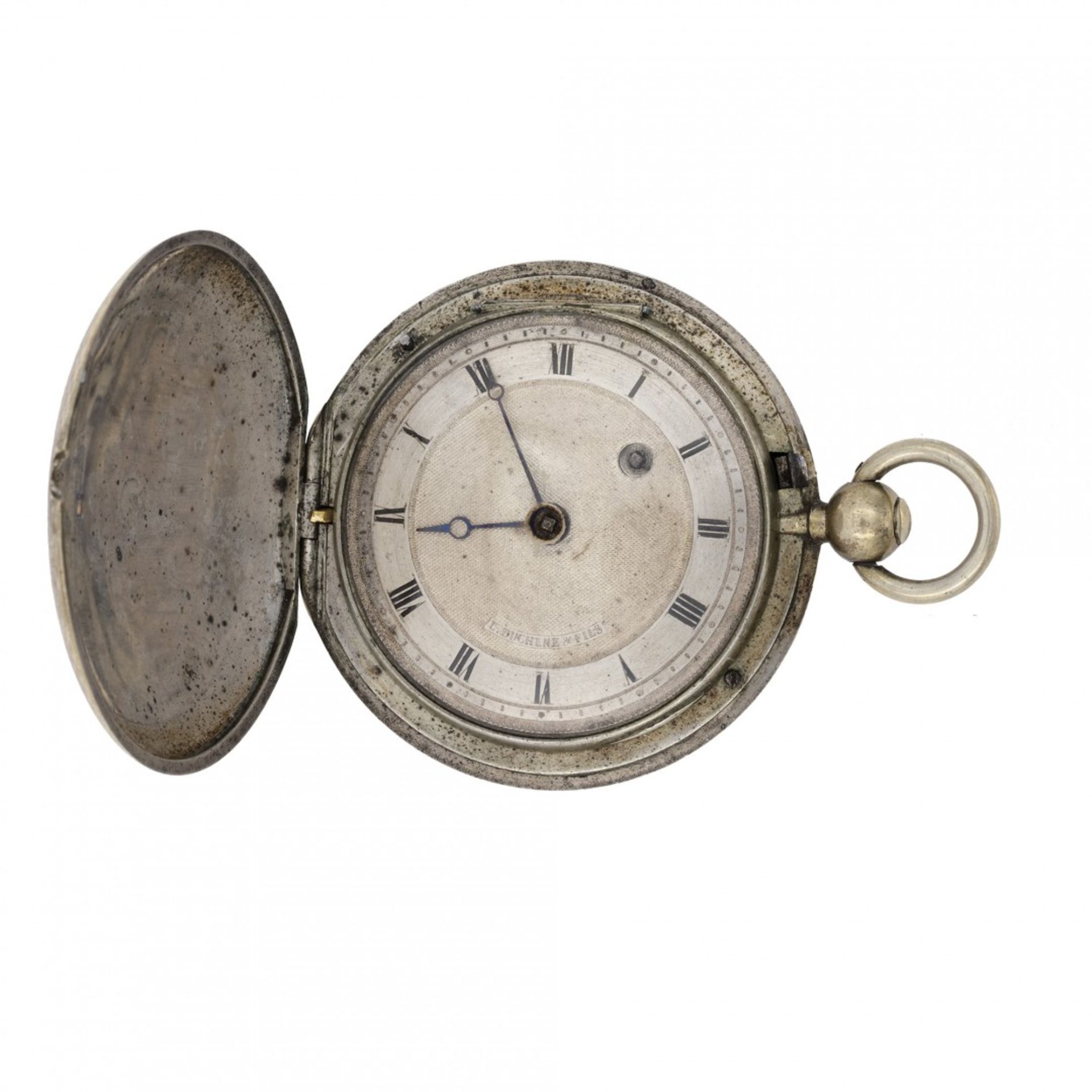 PAIR OF SILVER HUNTER CASE WATCHES, CIRCA 1840 - Image 3 of 7