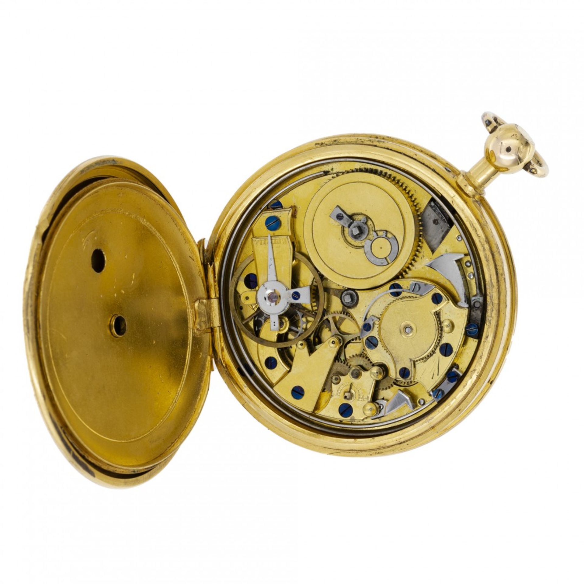 PAIR OF QUARTER REPEATER WATCH, EARLY XIX CENTURY - Bild 5 aus 9