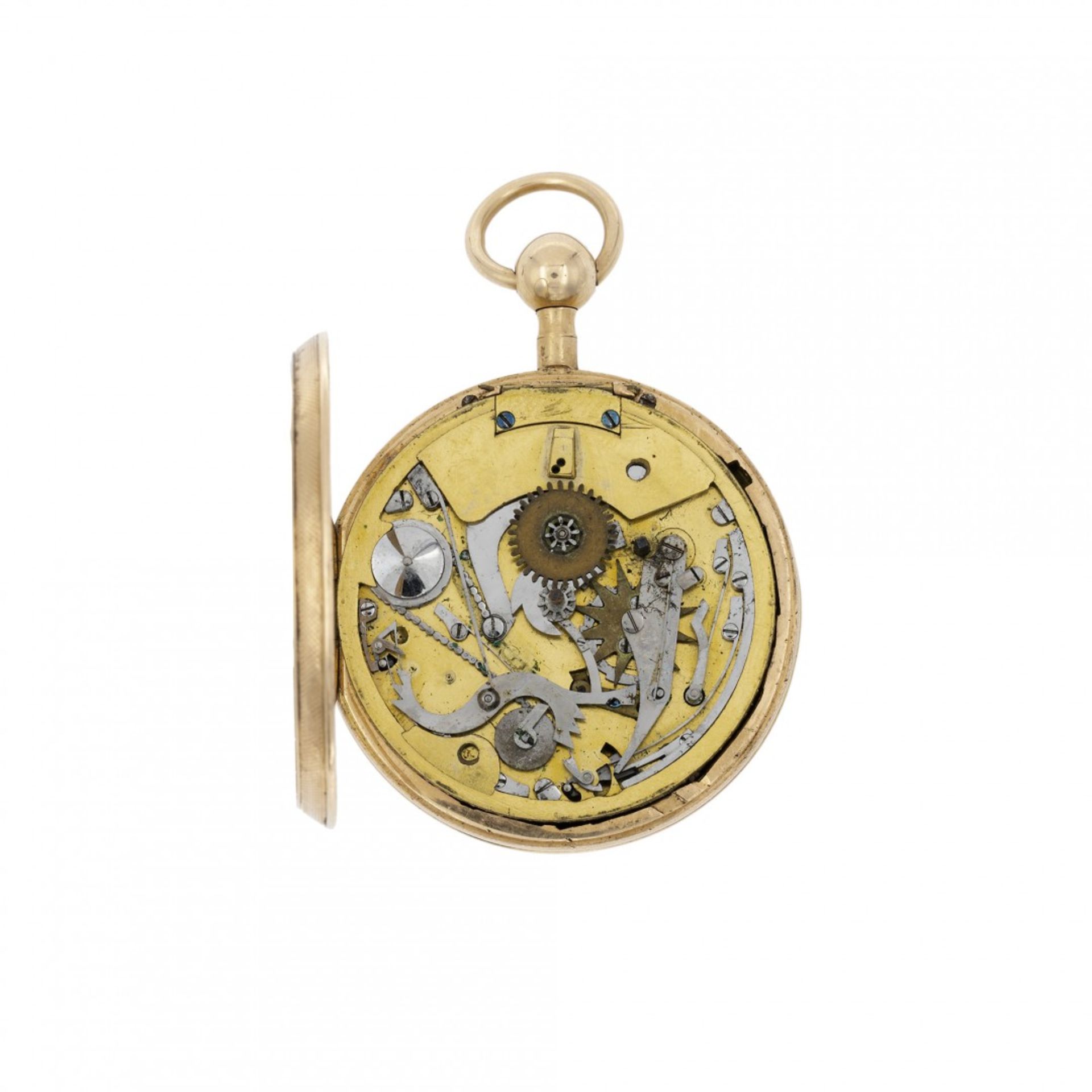 GOLD QUARTER REPEATER WATCH, CIRCA 1800 - Bild 4 aus 4