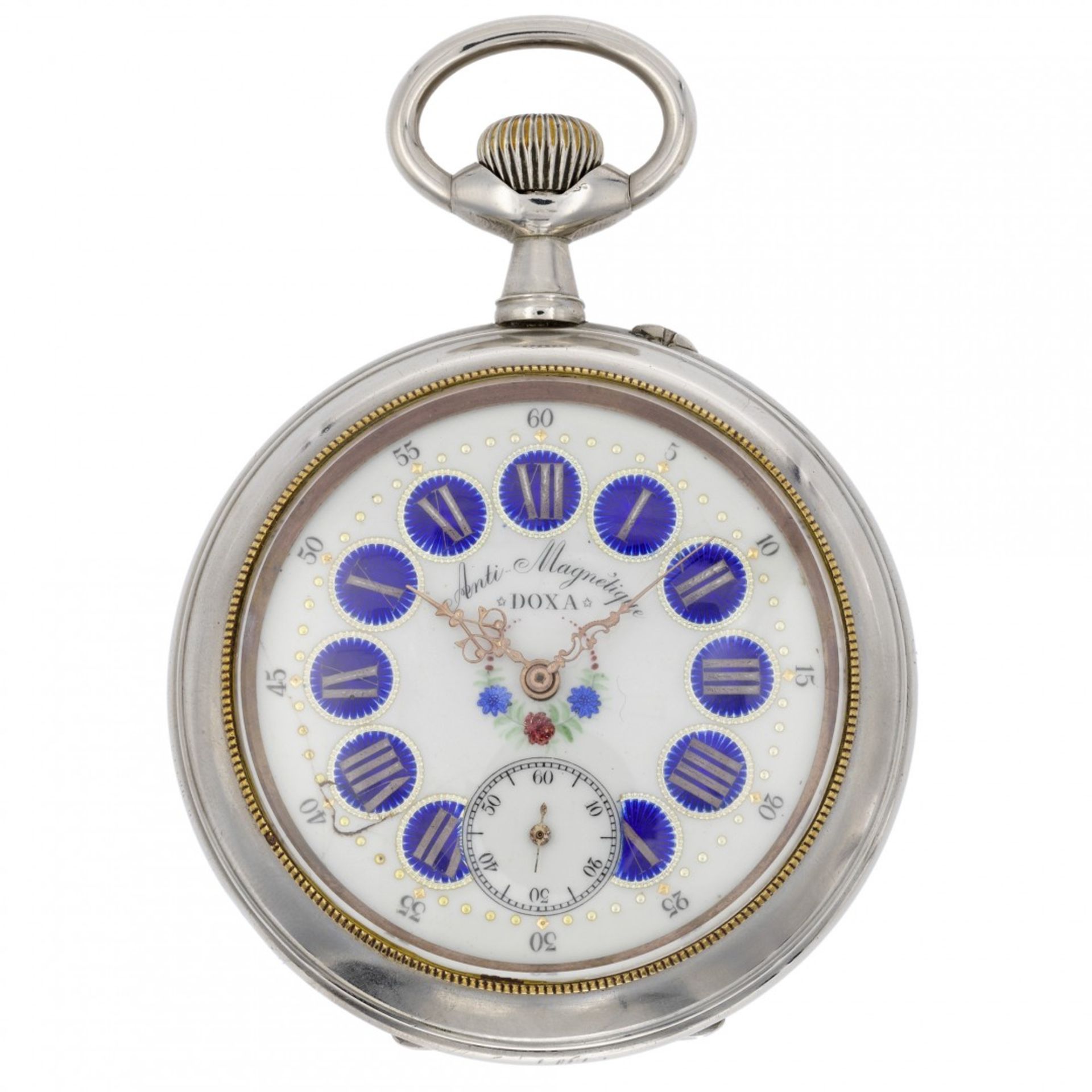 OVERSIZED DOXA POCKET WATCH, CIRCA 1920