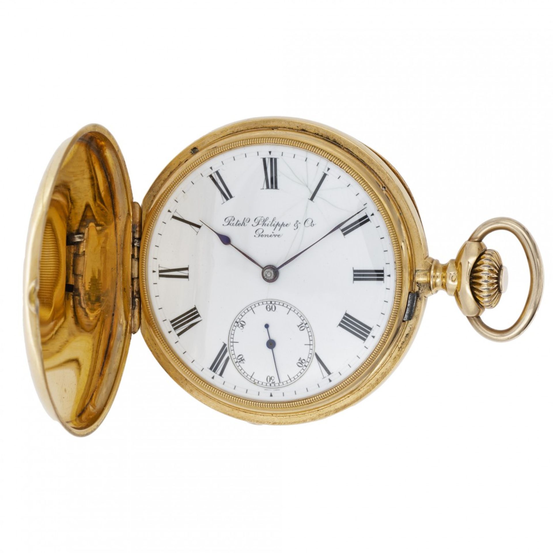 ROSE GOLD HUNTER CASE PATEK PHILIPPE, CIRCA 1885