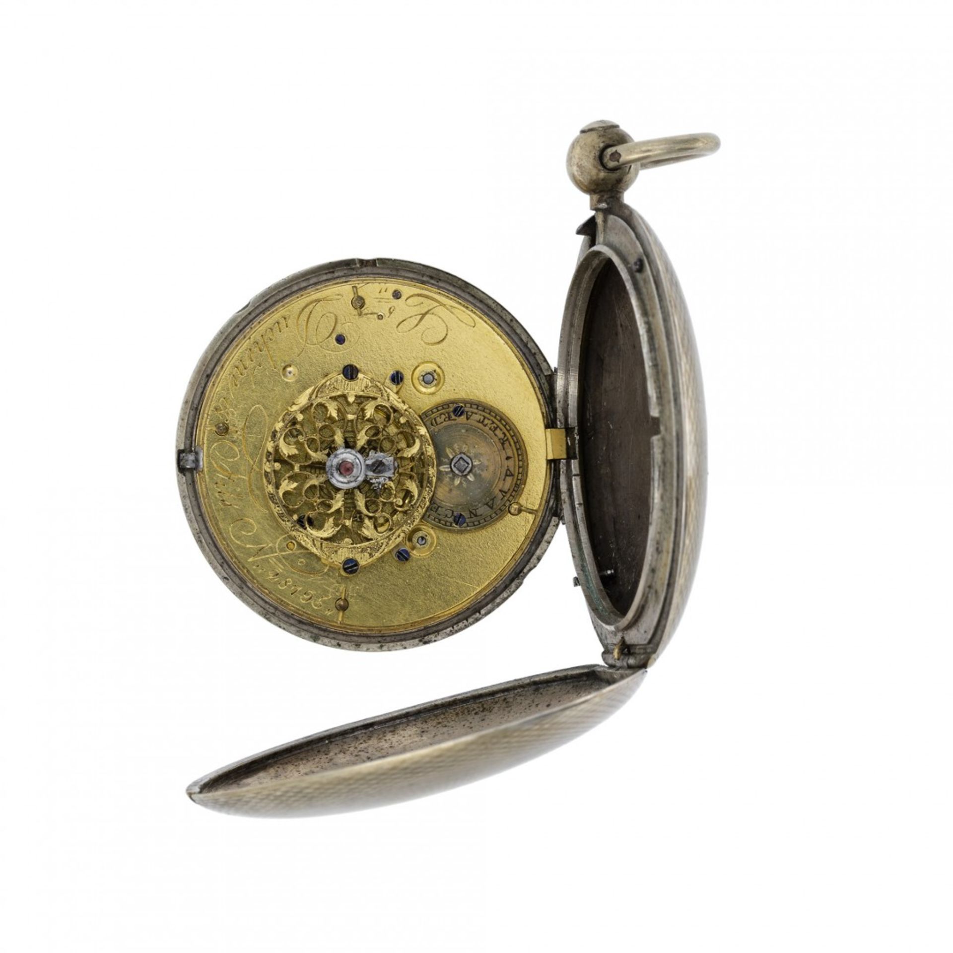 PAIR OF SILVER HUNTER CASE WATCHES, CIRCA 1840 - Image 7 of 7