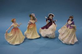 Four Royal Doulton figures