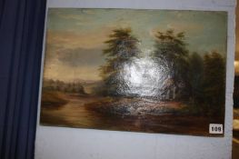 Oil on canvas, Landscape