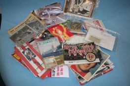 Large collection of 1973 FA Cup Final related memorabilia and ephemera, including programmes from