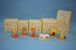 Six Royal Doulton 'Winnie The Pooh' figures