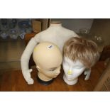 Mannequin and two heads