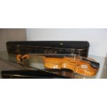 Violin and hard case