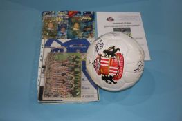 Signed SAFC ball, FA Cup programmes etc.