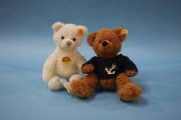 Two Steiff teddy bears