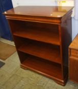 A modern open bookcase