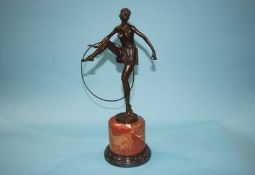 A bronze model of a Ballerina