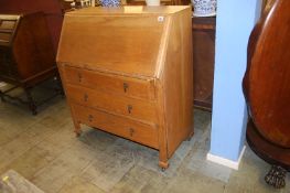 Oak bureau